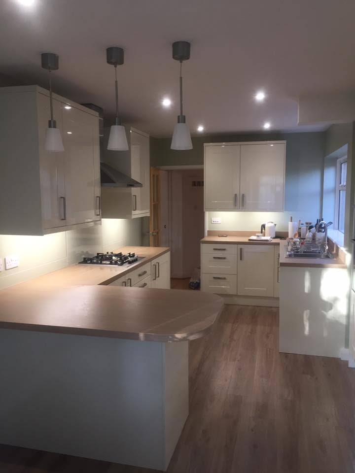HSS Carpentry completed kitchen project showing quality craftsmanship